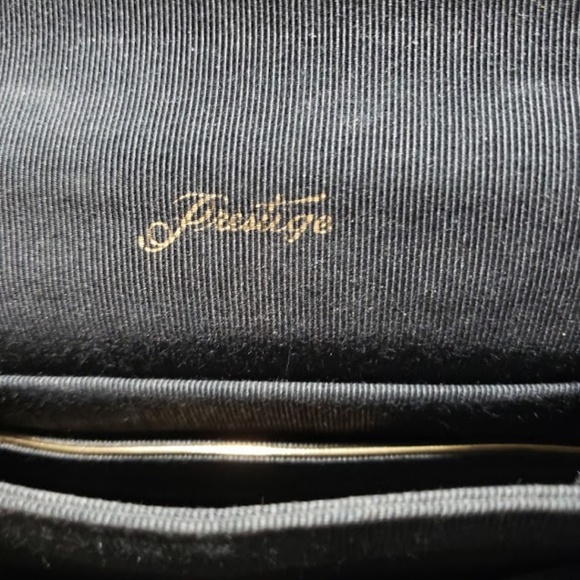 SOLD VINTAGE 1950'S Prestige Leather Box Purse - Picture 7 of 8